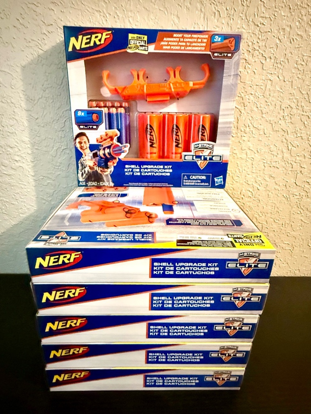 Nerf E3461 N-Strike Elite Shell Upgrade Kit Trilogy DS-15 Shellstrike NEW 6 Lot